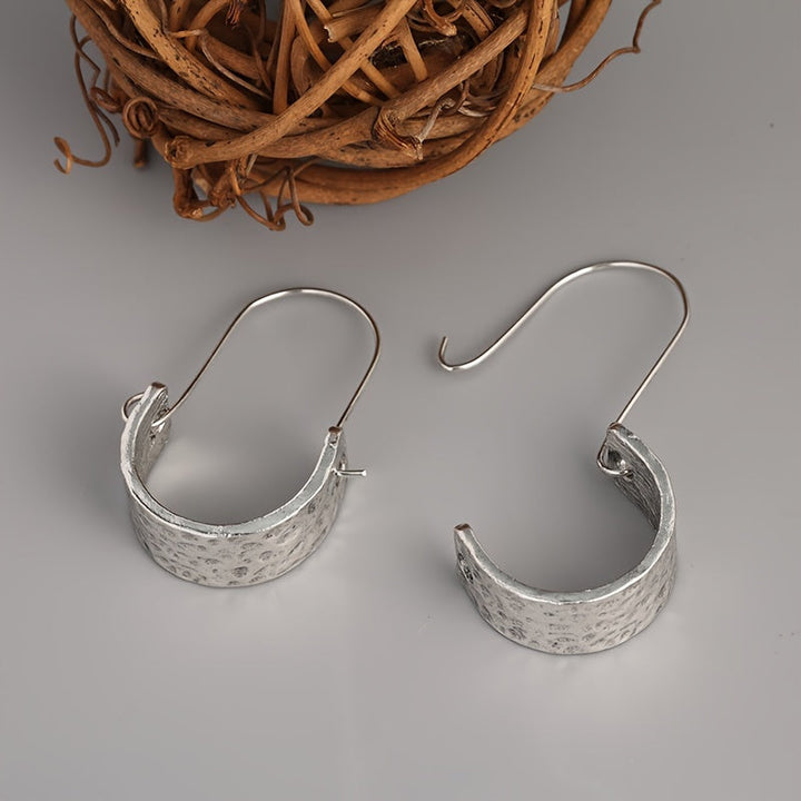 Retro Tiny Hoop Earrings