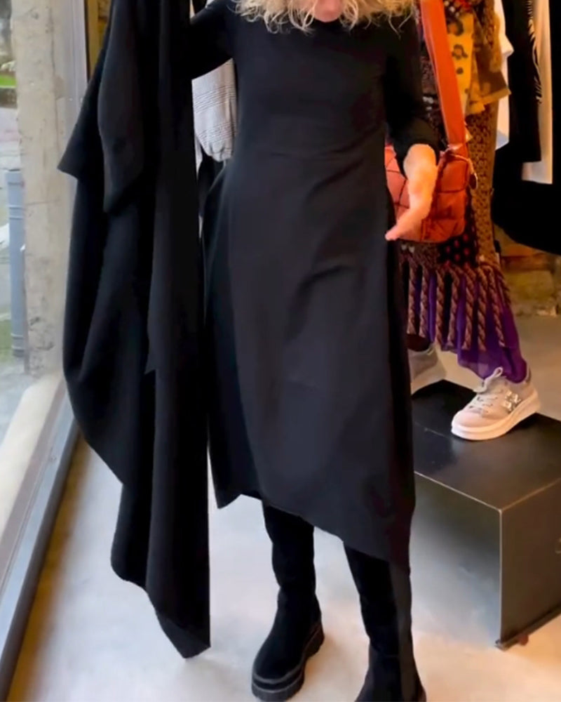 ALINA™ -  Chic Midi Dress