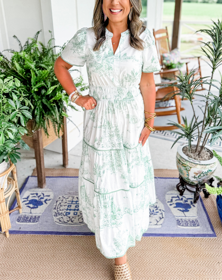 Women’s Dress | Classic Toile Maxi