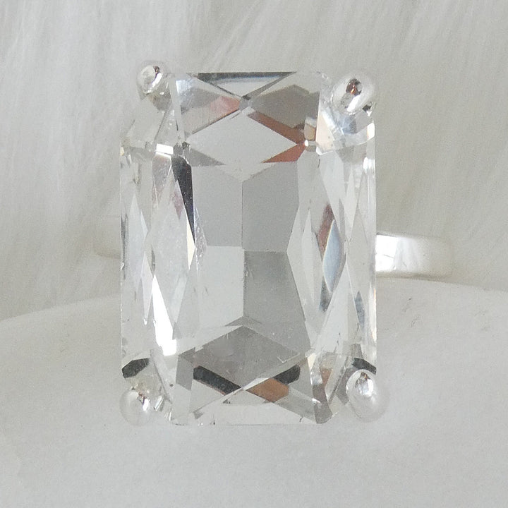 Crystal Nelly Ring (Silver)