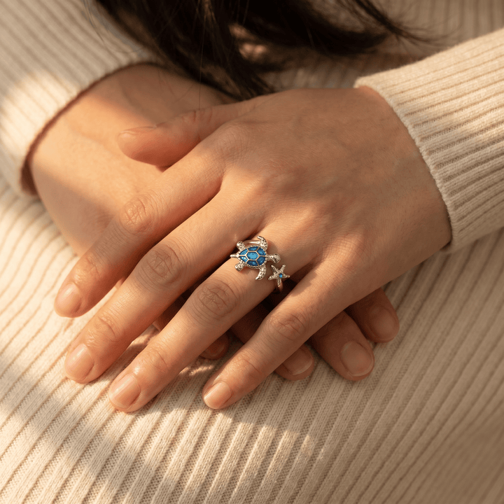 Sea Spirit Ring - (ADJUSTABLE)