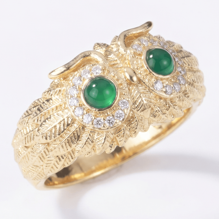 Wild Owl Ring - (ADJUSTABLE)