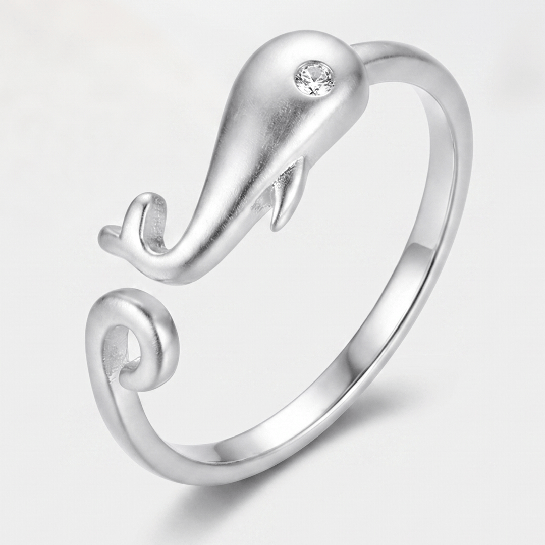 Baby Whale Ring - (ADJUSTABLE)