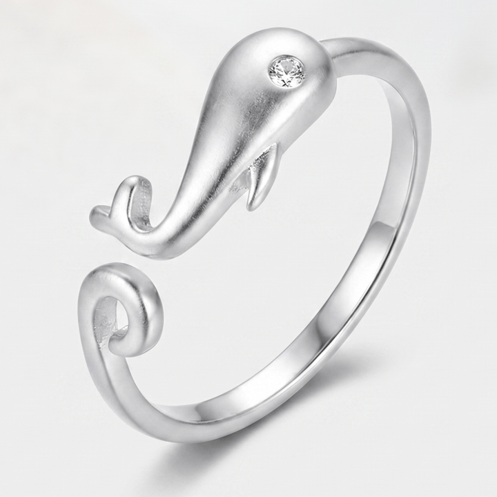 Baby Whale Ring - (ADJUSTABLE)