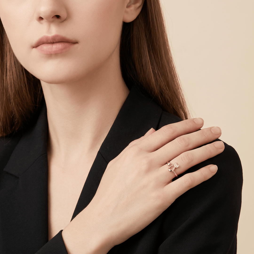 Tail of Love Ring - (ADJUSTABLE)