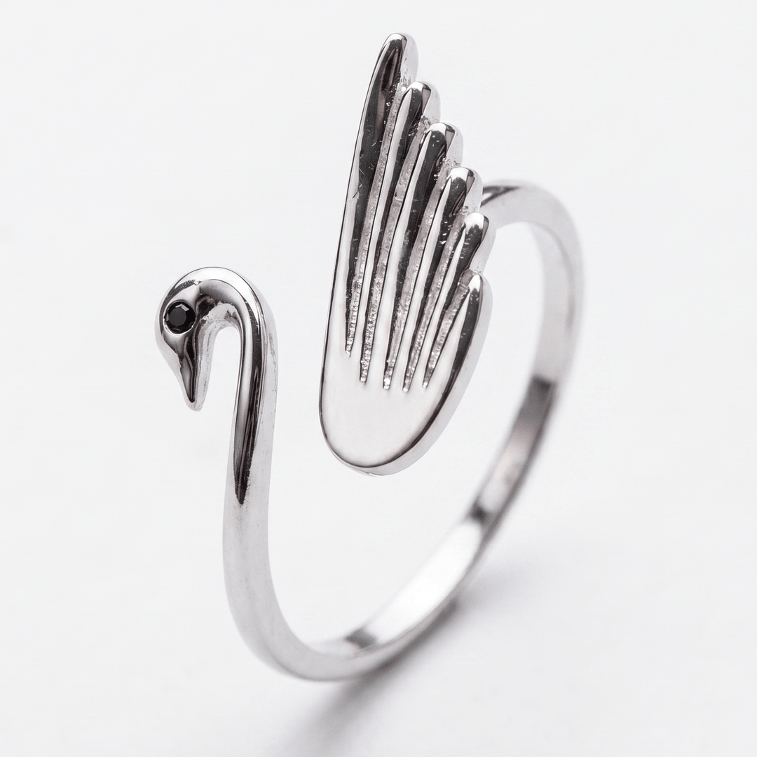 Swan Grace Ring - (ADJUSTABLE)