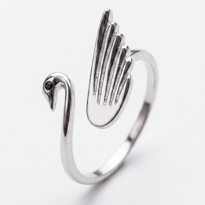 Swan Grace Ring - (ADJUSTABLE)