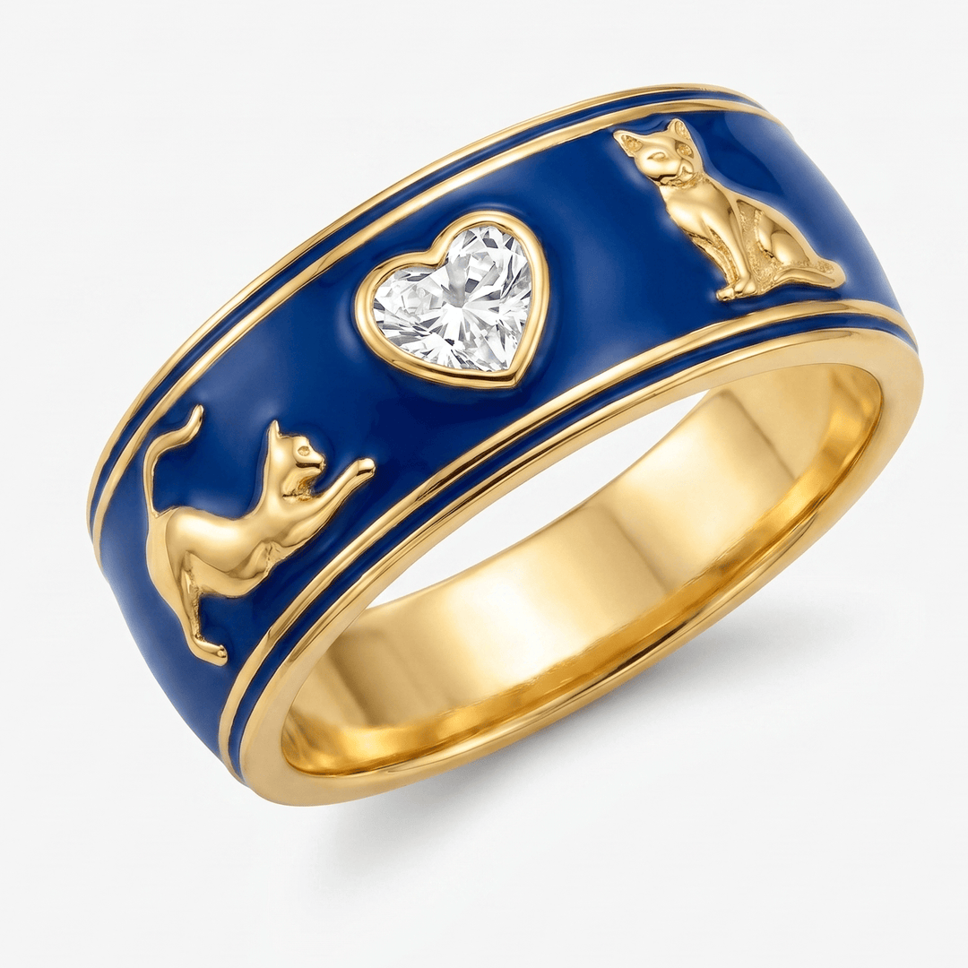 Golden Whiskers Ring