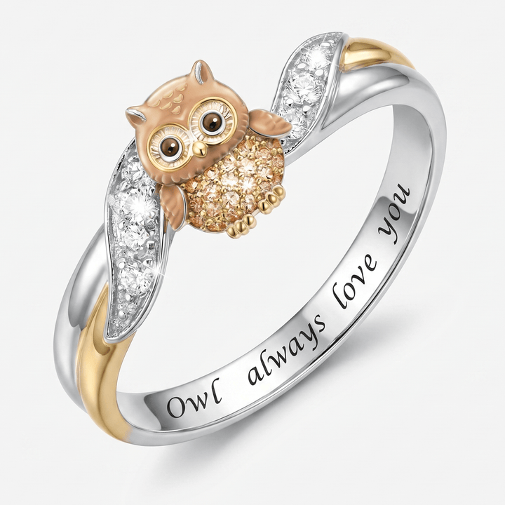 Baby Owl Ring
