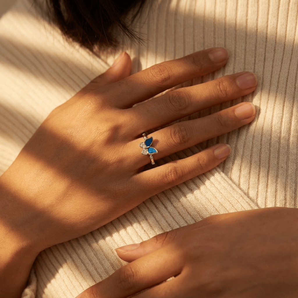 Wanderlust Butterfly Ring - (ADJUSTABLE)