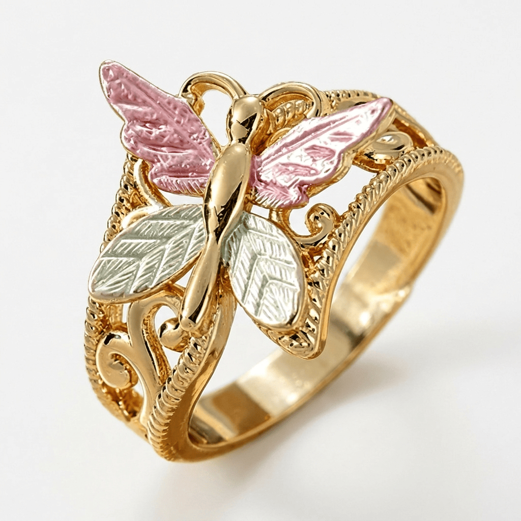 Blossom Wings Butterfly Ring