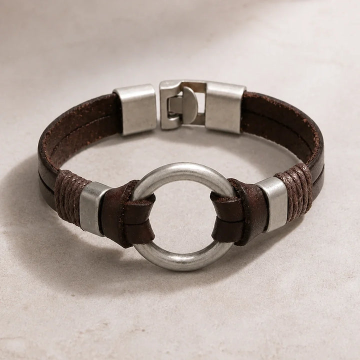 Vintage Boho Double Circle Bracelet