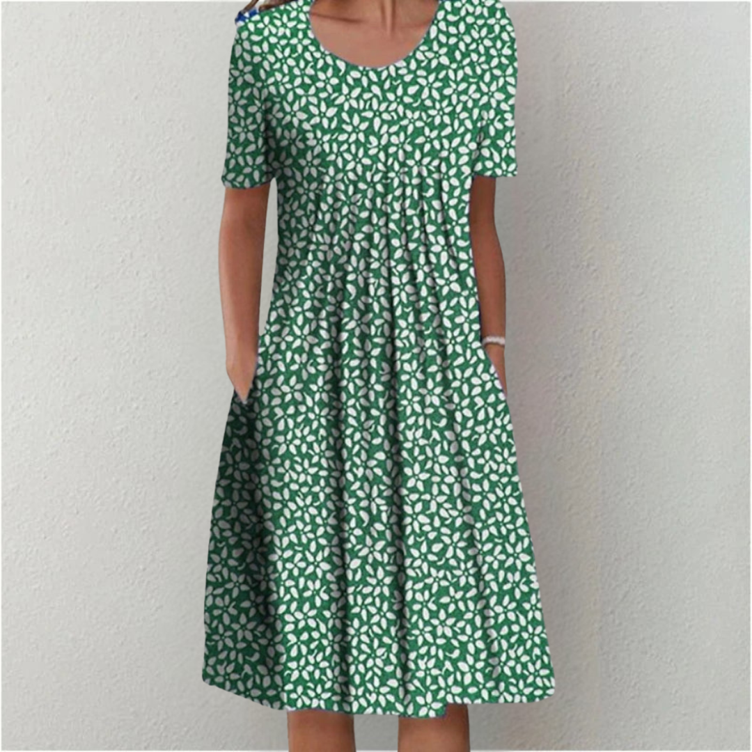 Women's Casual Dress | Midi Floral-style Print Midi