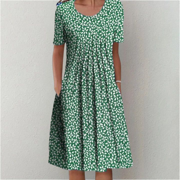 Women's Casual Dress | Midi Floral-style Print Midi