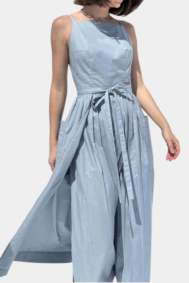 SERENA | Long Dress with Adjustable Straps for Romantic Style and Summer Comfort