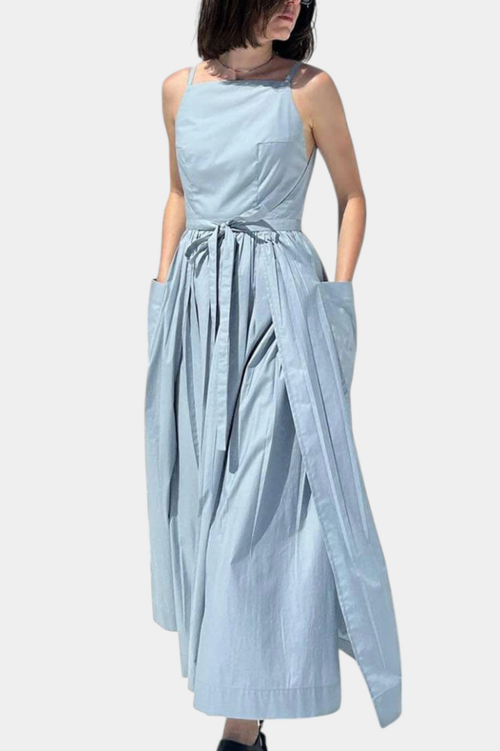 SERENA | Long Dress with Adjustable Straps for Romantic Style and Summer Comfort