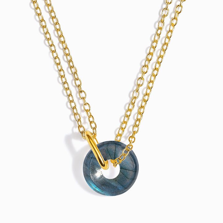 Labradorite Drop Necklace