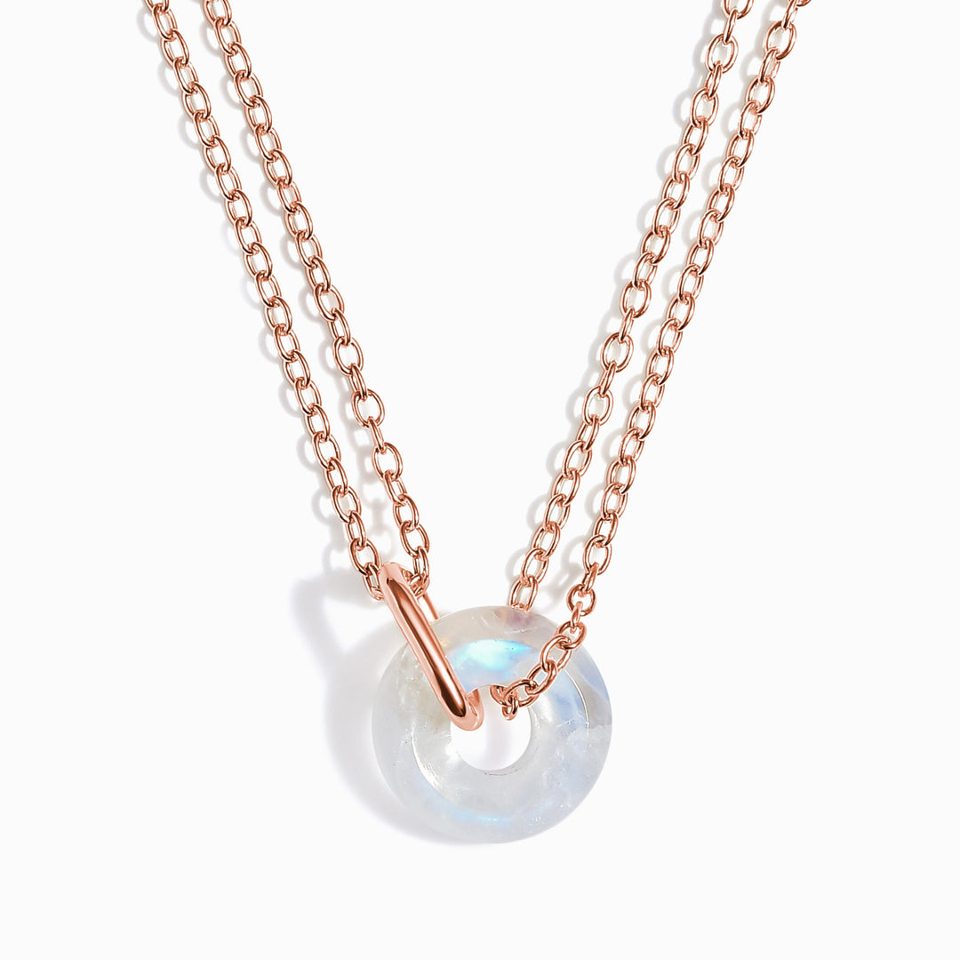 Moonstone Drop Necklace