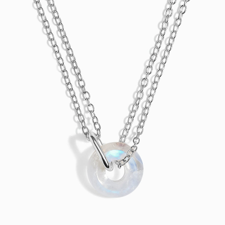 Moonstone Drop Necklace