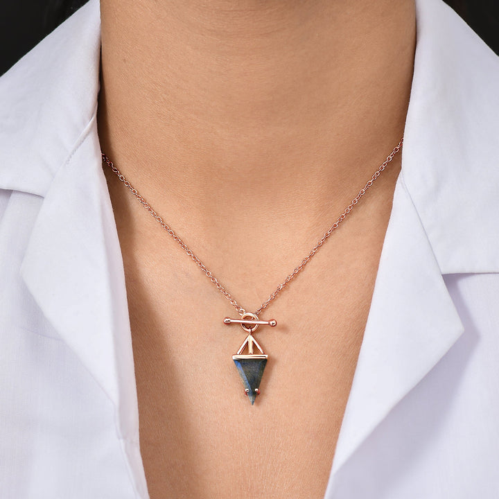 Labradorite T-Lock Necklace