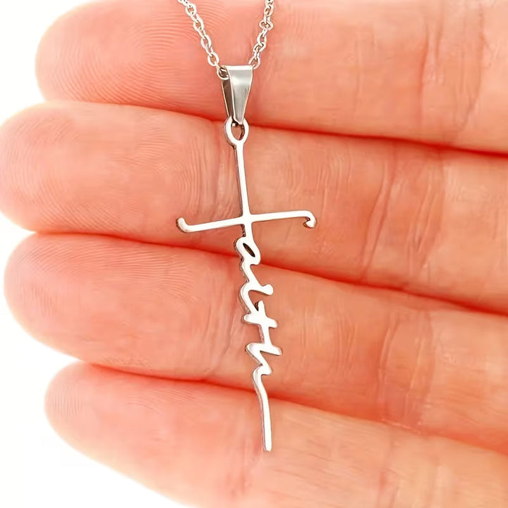 Elegant Cross Pendant Necklace