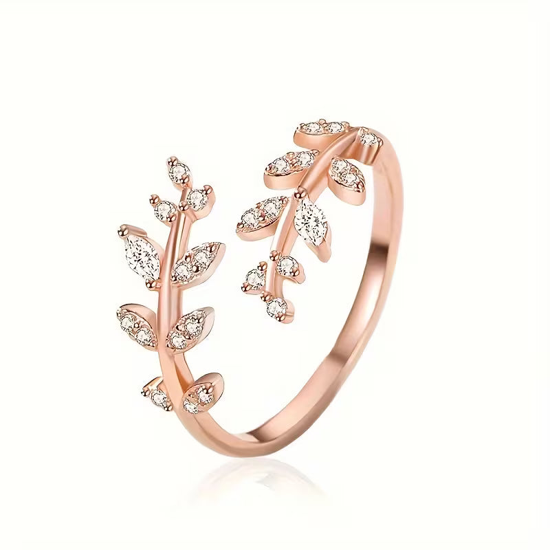 Vintage Adjustable Vine-Shaped Ring