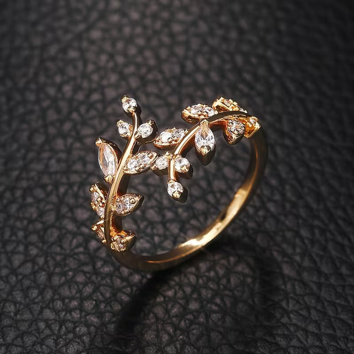Vintage Adjustable Vine-Shaped Ring