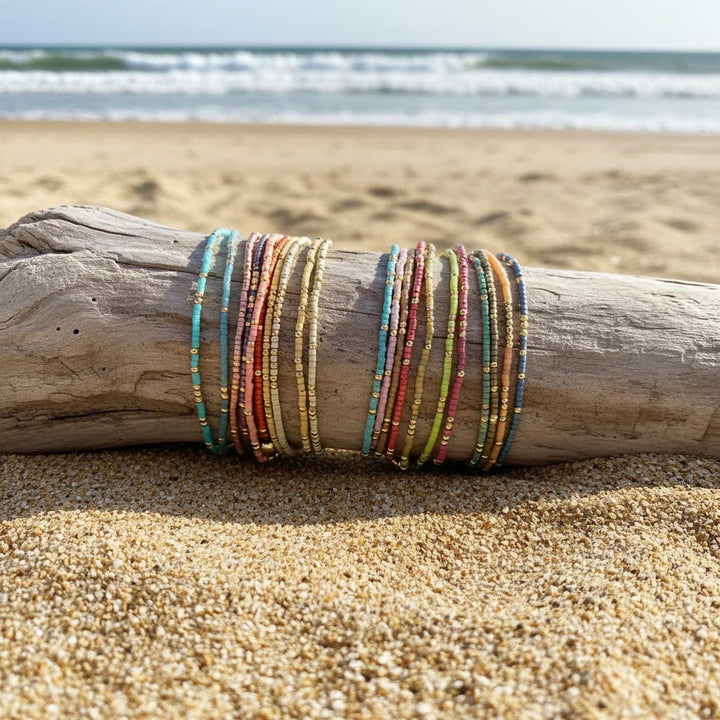 Boho Colorfull Beaded Bracelet Set