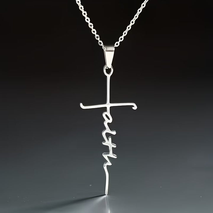 Elegant Cross Pendant Necklace