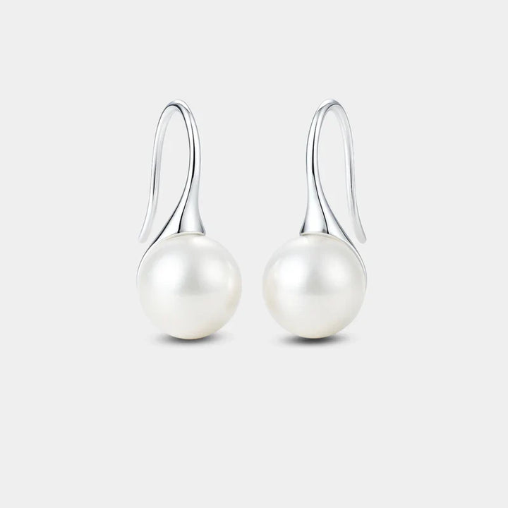 Elegant Drop Earrings with Pearls