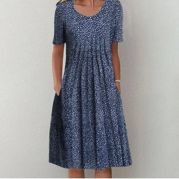 Women's Casual Dress | Midi Floral-style Print Midi