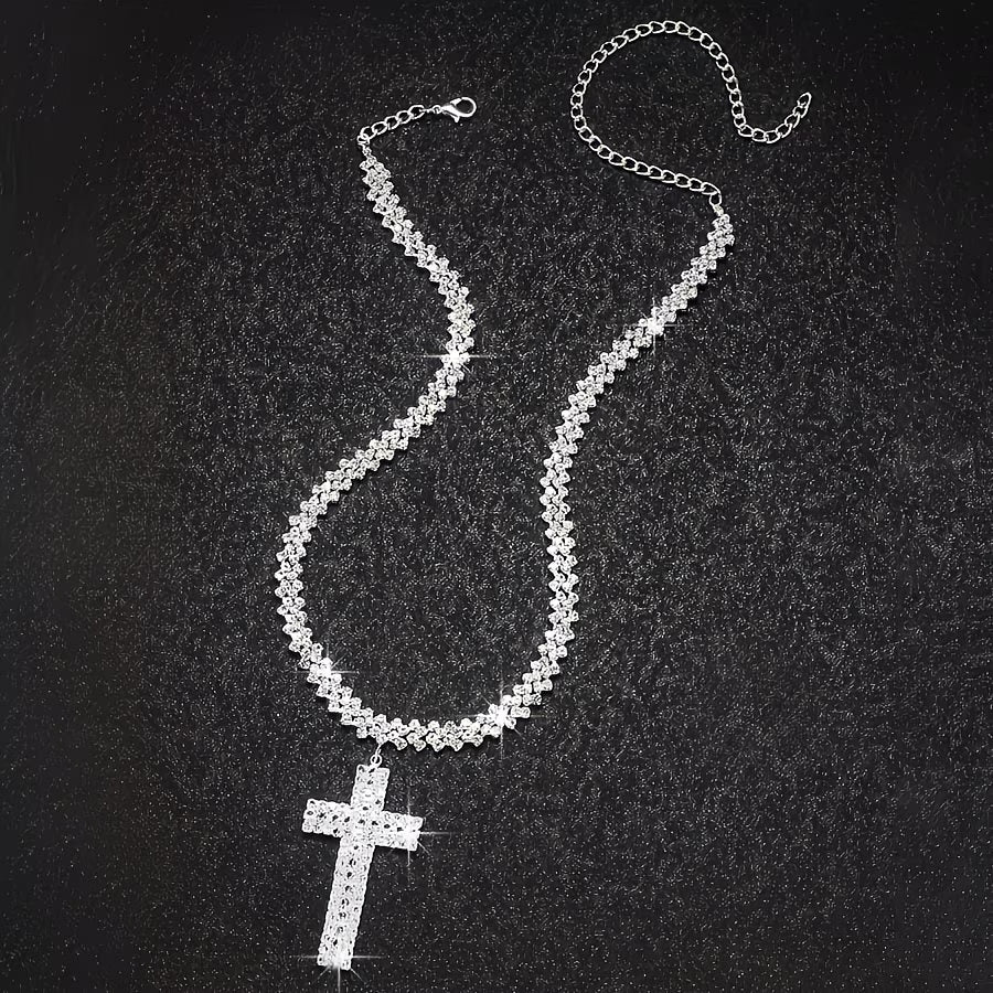Multi-Layer Rhinestone Necklace