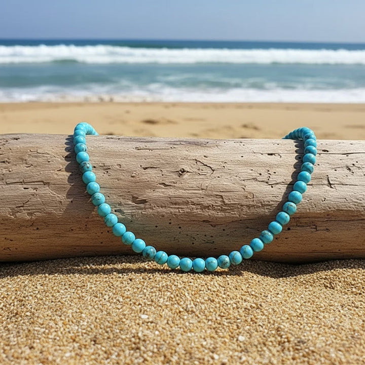 Classic Turquoise Bead Necklace