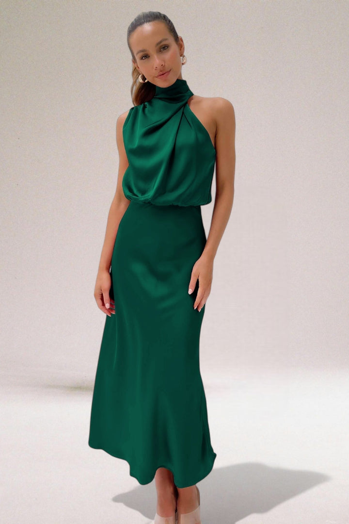 Women's Dress | Halter Neck Maxi