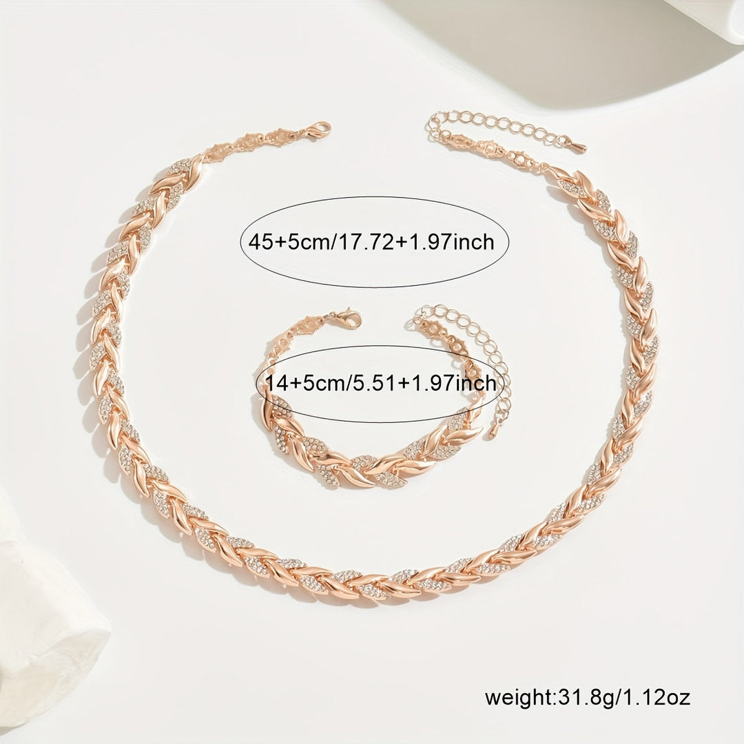 Fish Tail Necklace & Bracelet Set