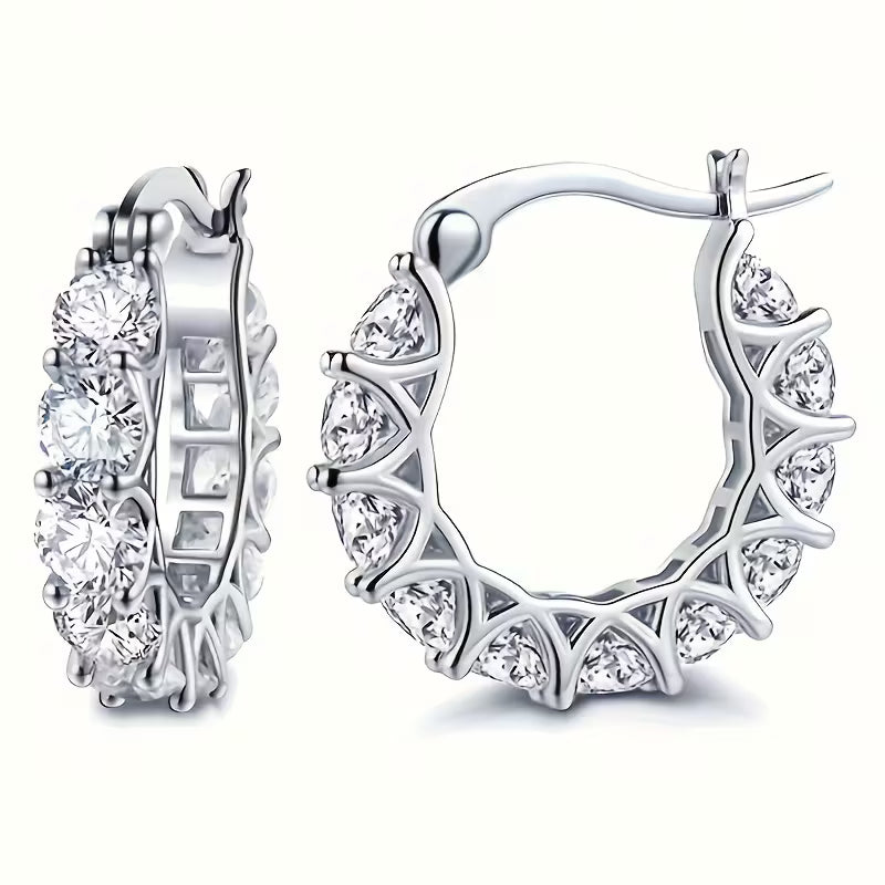 Vintage Zirconia Drop Earrings