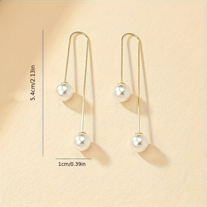 Radiant Pearl Statement Earrings
