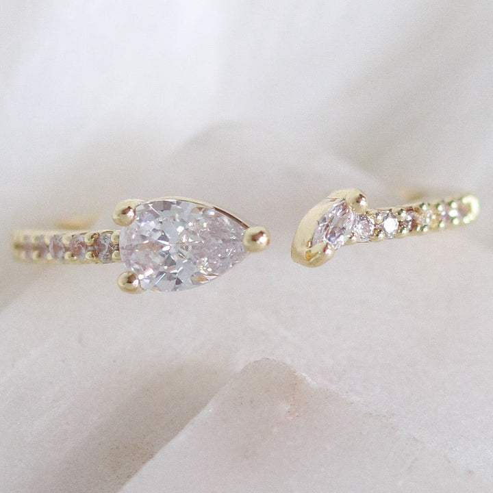 Crystal Jasmine Ring
