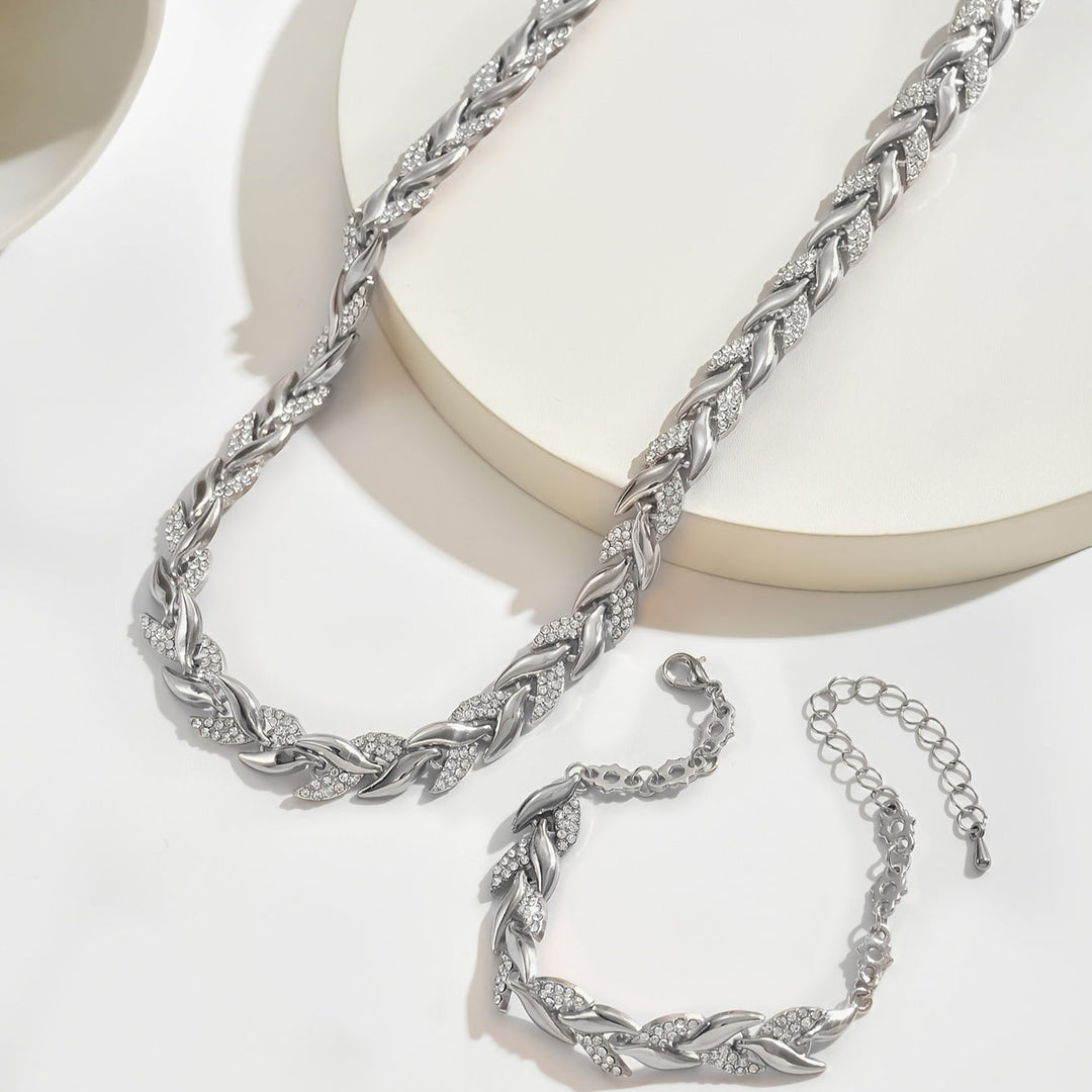 Fish Tail Necklace & Bracelet Set
