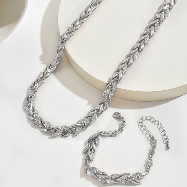 Fish Tail Necklace & Bracelet Set