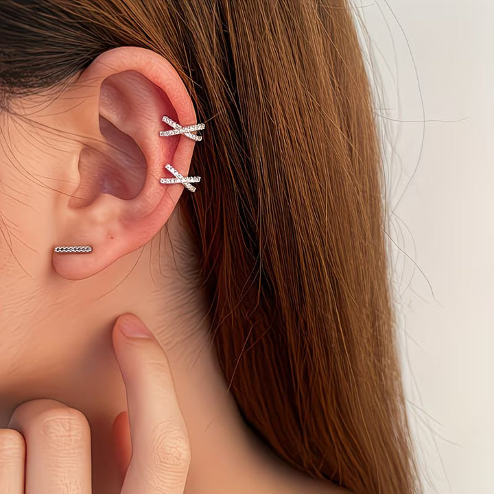 No-Pierce Cross Ear Cuff