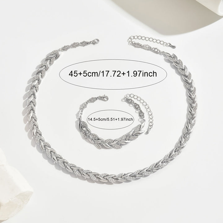 Fish Tail Necklace & Bracelet Set
