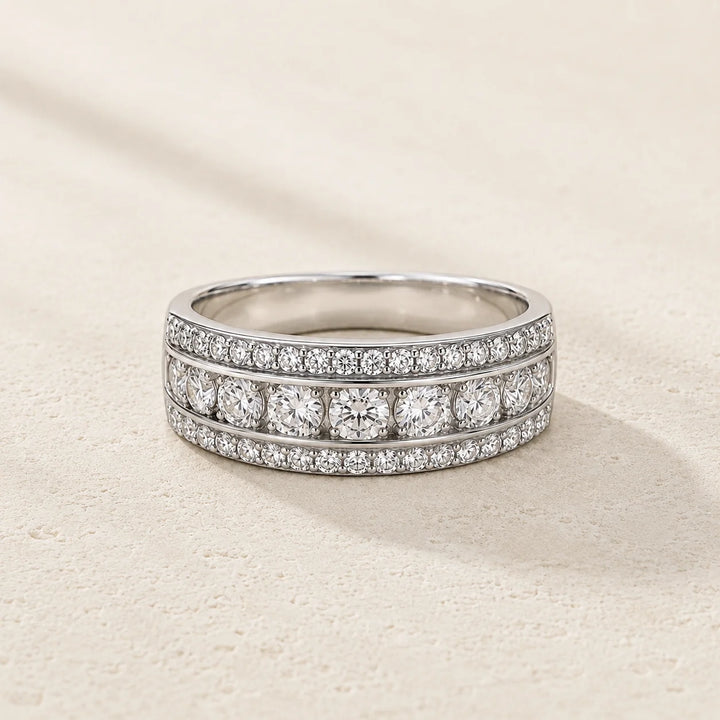 Chunky Paved Zirconia Ring