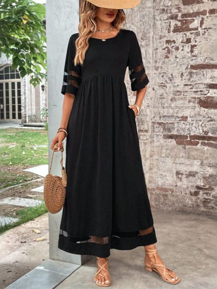 Women’s Dress | Round Neck Maxi