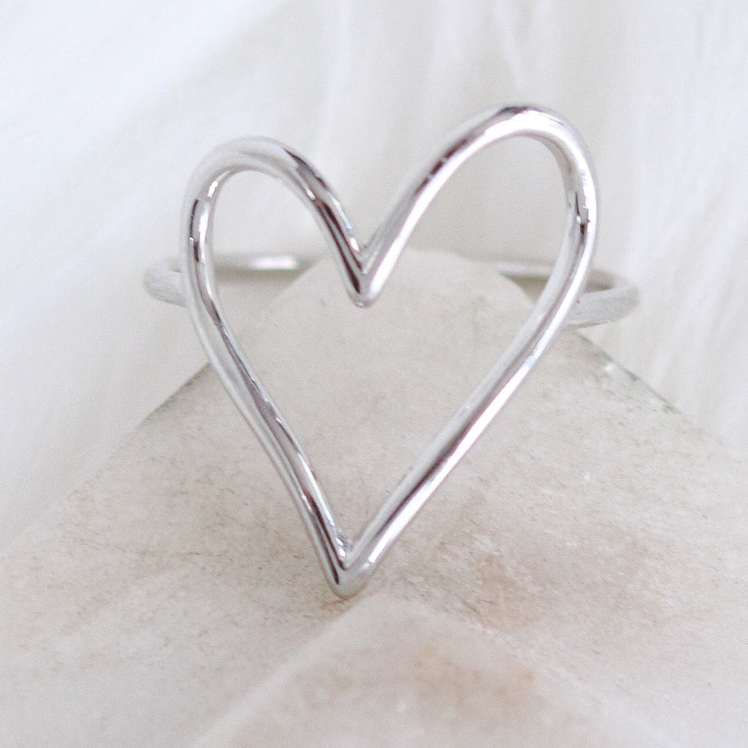 Ryan Heart Ring (Silver)