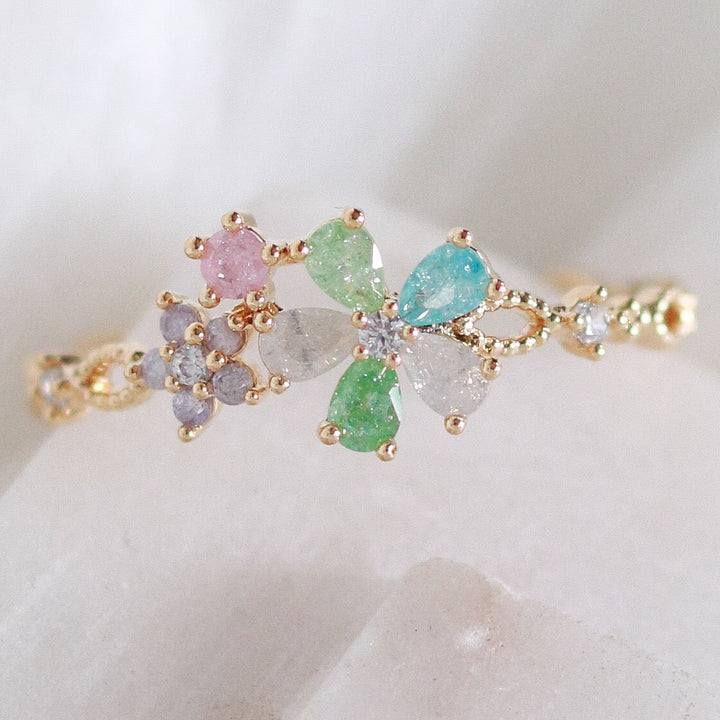 Pastel Flower Ring