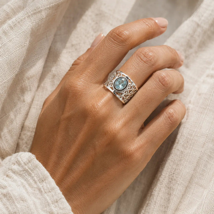 Bohemian Cubic Zirconia Ring