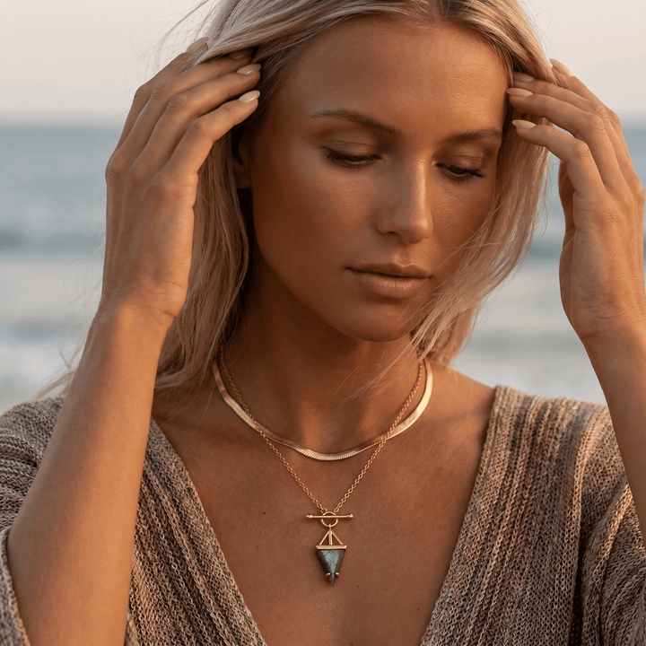 Labradorite T-Lock Necklace