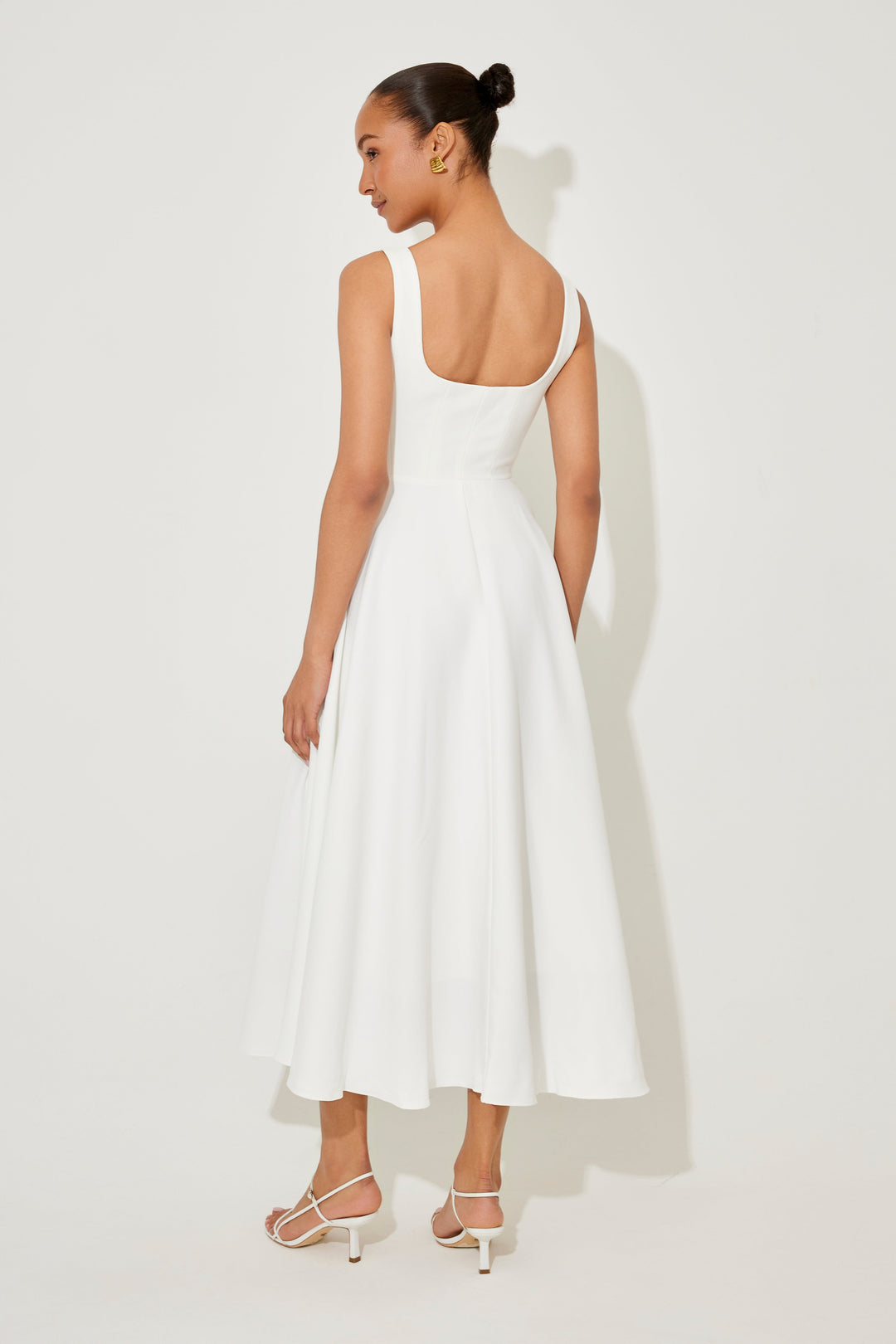 Women's Dress | Square Neck Sleeveless Midi
