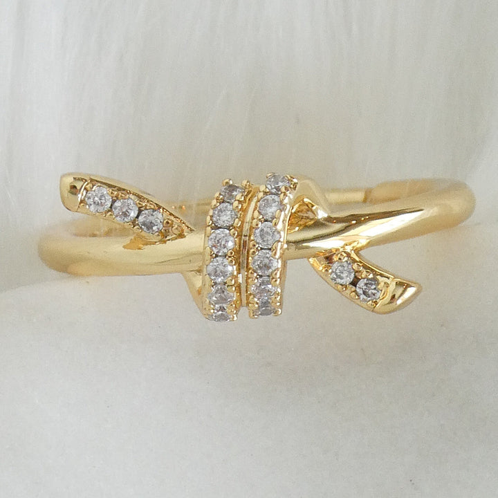 Crystal Twist Ring